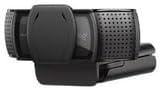 Logitech C920S Pro HD Webcam Bundle with Webcam Stand with Selfie Ring Light and 4-Port USB Hub (3 Items)
