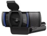 Logitech C920S Pro HD Webcam Bundle with Webcam Stand with Selfie Ring Light and 4-Port USB Hub (3 Items)