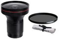 Casio Exilim Pro EX-F1 0.21x High Grade Fish-Eye Lens (72mm) + Circular Polarizing Filter + Stepping Ring 62-72mm + Nwv Direct Micro Fiber Cleaning Cloth