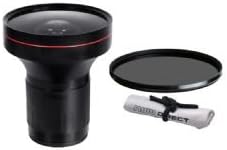 Casio Exilim Pro EX-F1 0.21x High Grade Fish-Eye Lens (72mm) + Circular Polarizing Filter + Stepping Ring 62-72mm + Nwv Direct Micro Fiber Cleaning Cloth