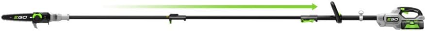 EGO Power+ Pole Saw for Tree Trimming, Cordless Electric Pole Saw with Telescopic LED Cut Line Indicator, Includes 56V 2.5Ah Battery and Charger - PS1001