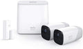 eufyCam 1080p Wireless Home Security Camera System with 365-Day Battery, Wireless 2-Camera Kit, Rechargeable, Night Vision, IP67 Weatherproof and 1 Additional Sensor (Renewed)