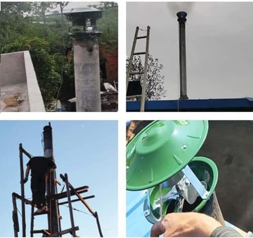 Chimney Smoke Evacuator Fan for Barbecue - Enhance Ventilation & Safety with Efficient Air Extraction for Grills & Smokers