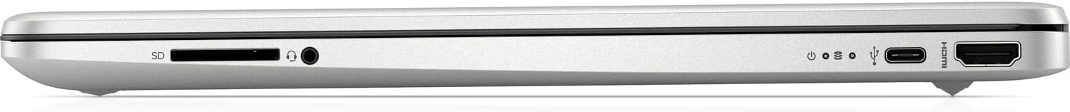 HP Laptop 15.6 Inch Full HD Intel Core i3 8GB DDR4 RAM 256GB SSD Numeric Keypad Keyboard Fingerprint Reader 720p Camera SD Card Reader Windows 11 Home S, 15-dy2131wm Natural Silver Notebook (Renewed)