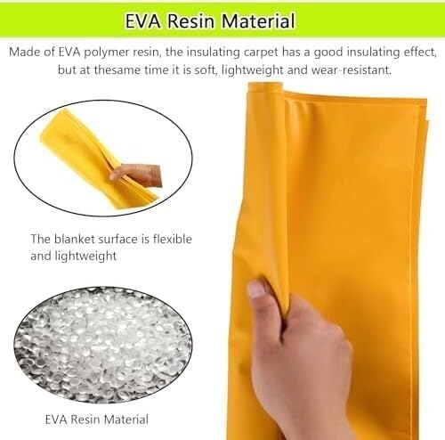 Industrial Insulation Blanket Electrical Insulation Blanket for Outdoor Power Tools(0.4kv,1000x1500mm/39.4x59.1in)