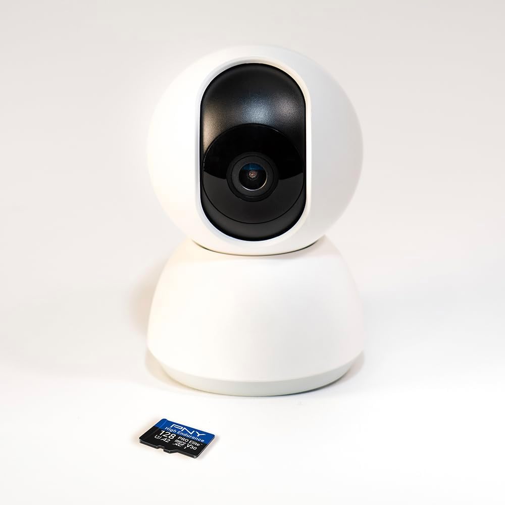 PNY 128GB PRO Elite™ High Endurance C10 U3 V30 A2 microSDXC – Up to 34.4K Continuous Recording Hours, Up to 100/90MB/s Read/Write, 4K UHD, Full HD, UHS-I, Surveillance, Home Security, Dash Cam, 2-Pack