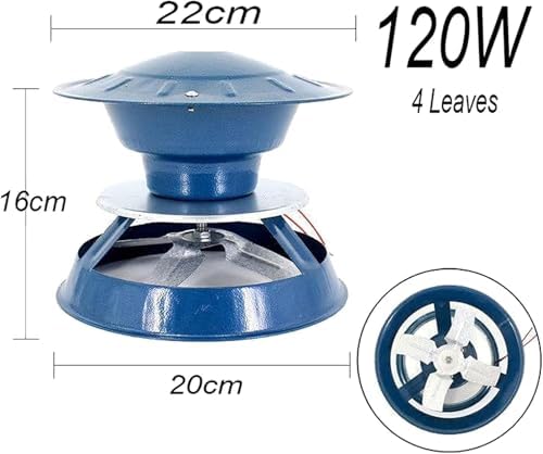Chimney Smoke Evacuator Fan for Barbecue - Enhance Ventilation & Safety with Efficient Air Extraction for Grills & Smokers