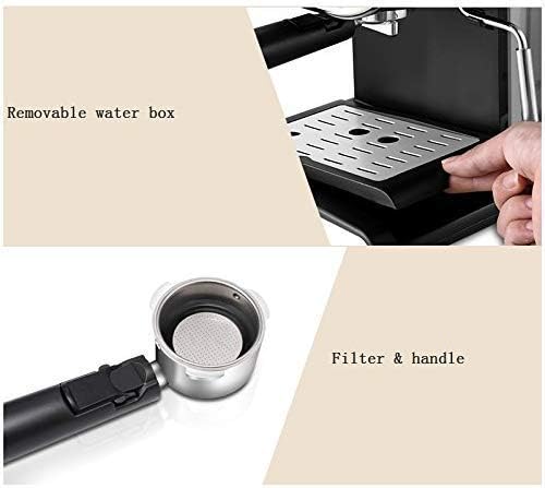 Coffee Machine Coffee Machine, Espresso Coffee Machine Semi-Automatic Coffee Maker, Cappuccino Moka Milk Frother Foamer High-Pressure, 20Bar, Gifts Compatible with Coffee Lovers