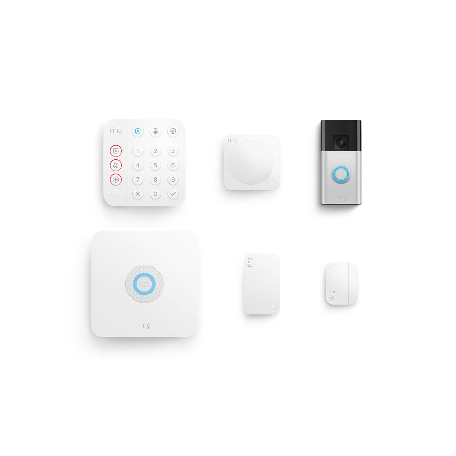 Ring Alarm 5-Piece Kit with Ring Battery Doorbell