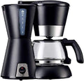 Coffee Machine Coffee Machine, Filter Coffee Machine,0.65L Capacity Coffee Maker Producing Up to 6 Cups,Anti-Drip, Permanent Reusable Filter,Black,Compatible