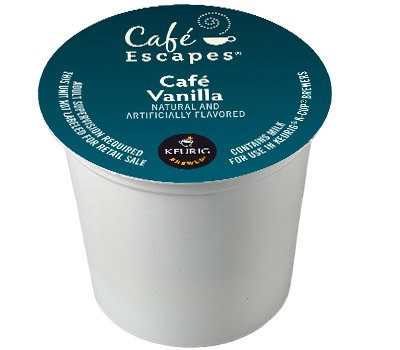 CAFÃƒâ€° ESCAPES Cafe Escapes Cafe Vanilla K-Cups