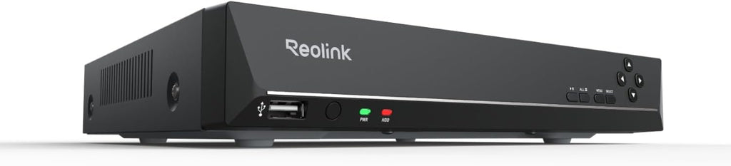 REOLINK 8CH Network Video Recorder for Home Security Camera System, Only Work with 16MP/12MP/4K/8MP/5MP/4MP REOLINK PoE IP Camera, 24/7 Recording to Pre-Installed 2TB Hard Drive, RLN8-410