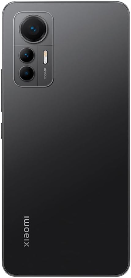 Xiaomi 12 Lite 5G + 4G LTE (128GB + 8GB) Global Version Unlocked 6.55' 108MP Triple Camera (Not for Verizon Boost At&T Cricket Straight) + (w/Fast Car Charger Bundle) (Lite Black)