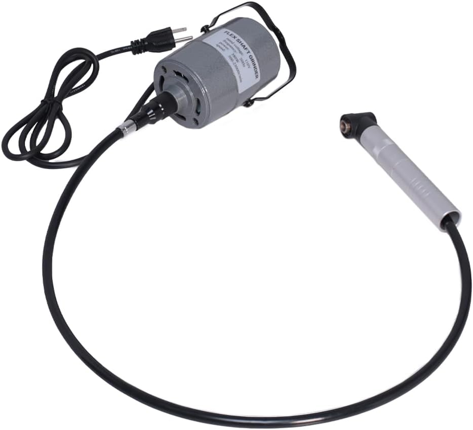 380W Hanging Flex Shaft Die Grinder Sander Polisher Rotary Tool, Foot Pedal Control, Extendable Handle