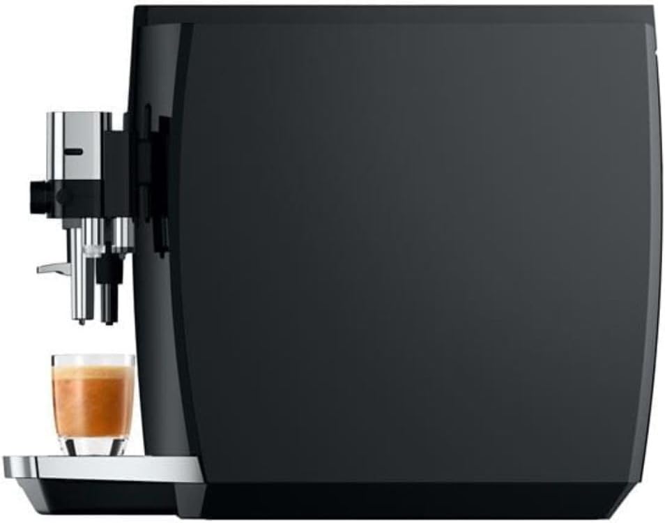 Jura E8 Automatic Coffee Machine with 17 Coffee Specialties, 3.5-Inch Color Display, and 3D Brewing Technology (Piano Black)