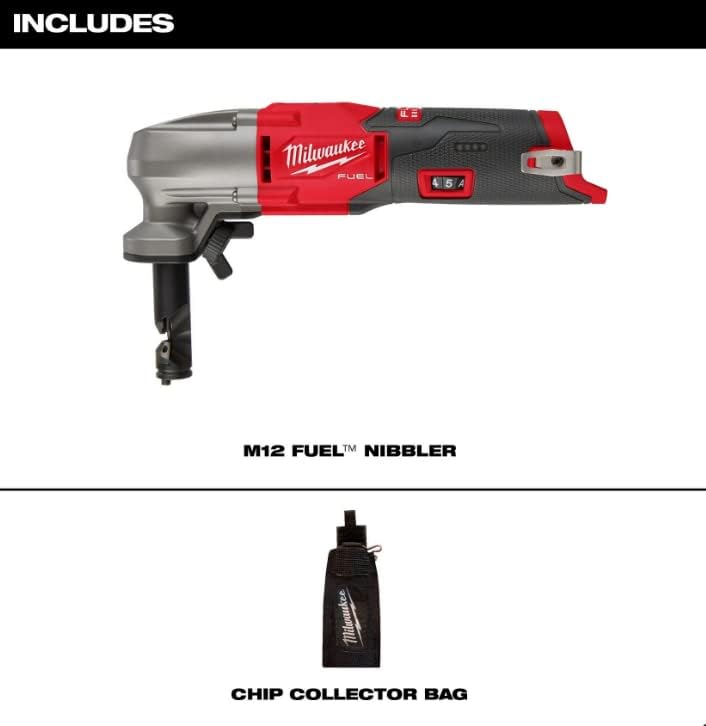Milwaukeey Milwaukee M12 FUEL 16 Gauge Variable Speed Nibbler, Tool Only