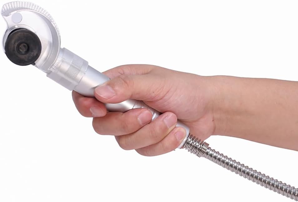 1000W Hanging Flex Shaft Die Grinder Sander Polisher Rotary Tool, Foot Pedal Control, Extendable Polising Handle, Forward and Reverse Rotation