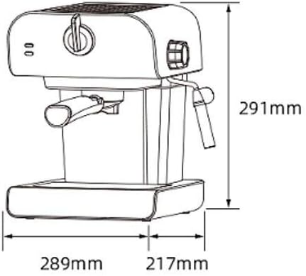 Coffee Machine Retro Semi-Automatic Coffee Machine Household Espresso Pump Type Mini Integrated Milk Frother Household appliances