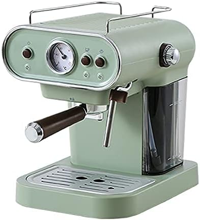 Coffee Maker Electric Coffee Machine Espresso Maker Retro Semi-Automatic Pump Type Cappuccino with Steam Milk Frother Coffee Machine (4)
