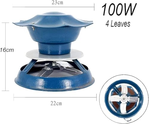 Chimney Smoke Evacuator Fan for Barbecue - Enhance Ventilation & Safety with Efficient Air Extraction for Grills & Smokers
