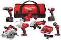 Milwaukee 2694-27 M18 18-Volt Lithium-Ion Cordless Combo Kit (7 Tool Set)