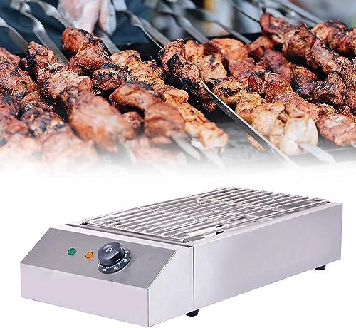 2800W Electric Smokeless Indoor Grill - Portable BBQ Table Top Griddle with Water-Filled Drip Tray & Temperature Control for Outdoor Picnics & Indoor Cooking