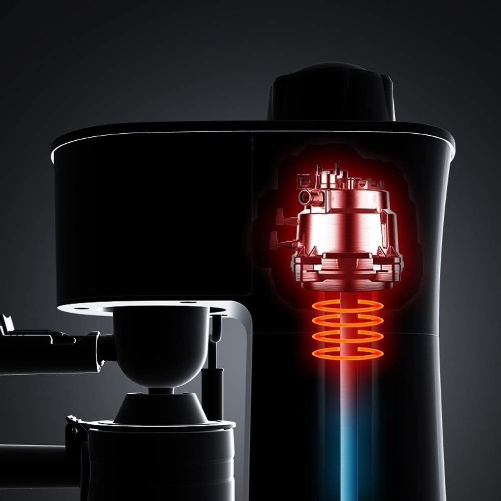 Coffee Machine Coffee Machine, Small Steam Semi-Automatic Foaming Machine,Espresso Machine,5 Bar Pressure Pump,Latte,Cappuccino,Americano,Bubble Coffee Machine,Silver