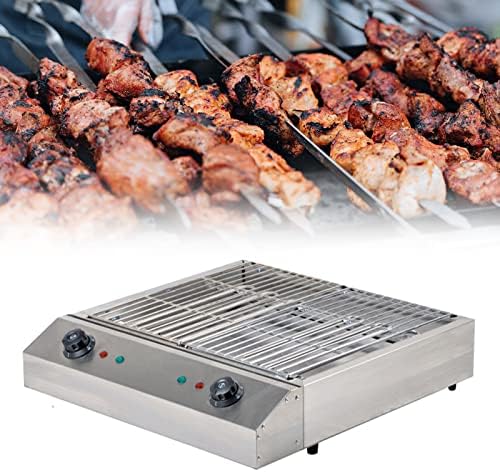 2800W Electric Smokeless Indoor Grill - Portable BBQ Table Top Griddle with Water Drip Tray & Temperature Control for Perfect Outdoor Picnics & Indoor Cooking