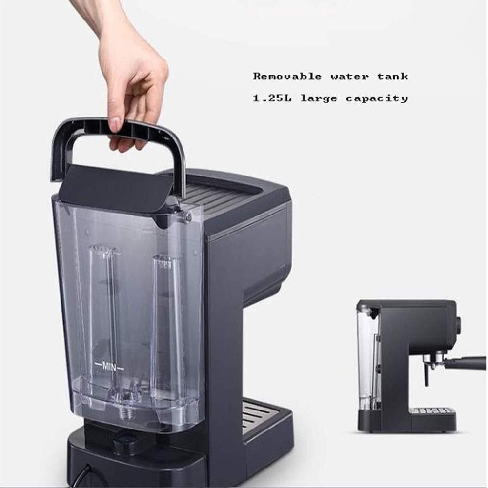Coffee Machine Coffee Machine Semi-Automatic Pump 15Bar High Pressure Extraction Double Independent Thermostat Preheating 1.25L