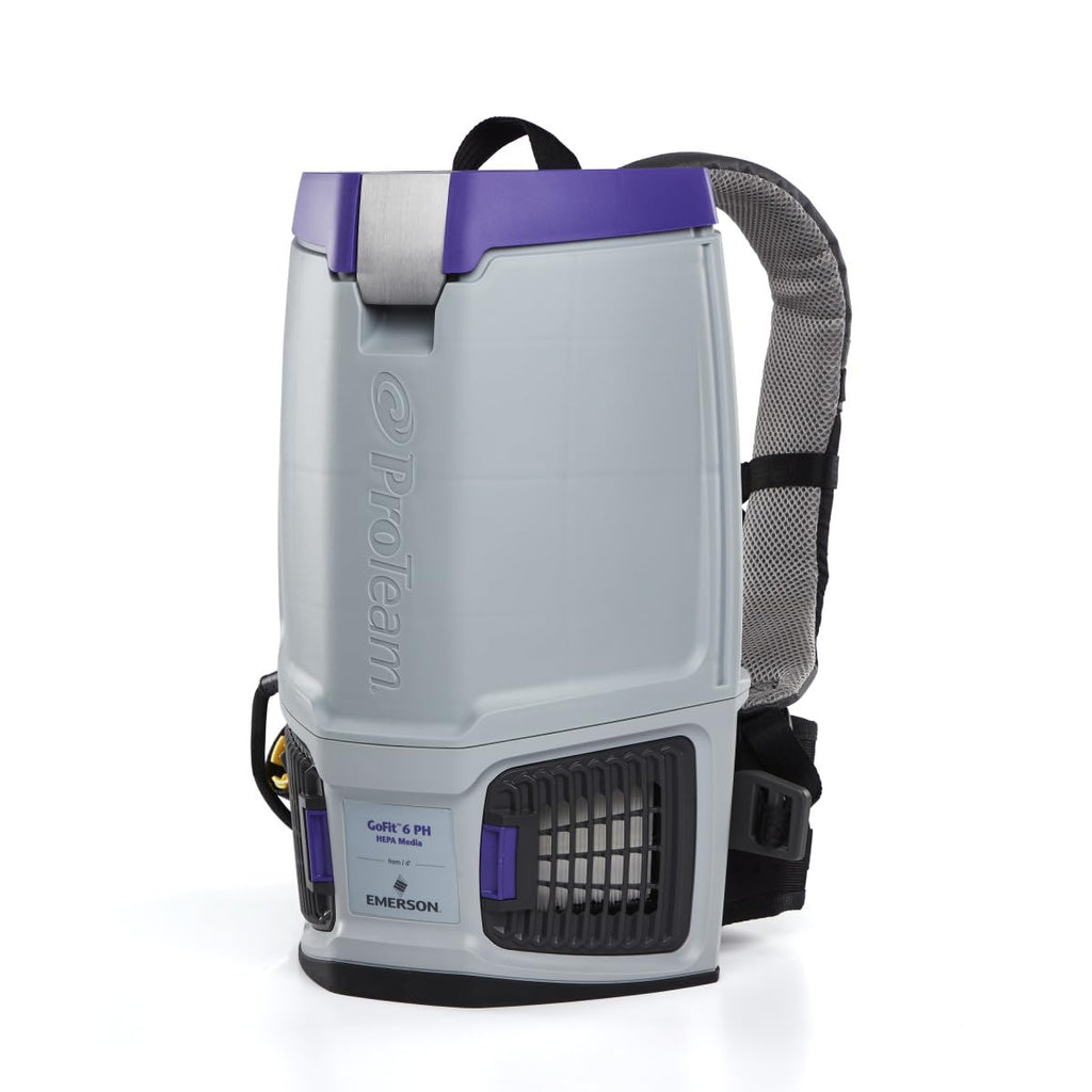 ProTeam GoFit 6 PH, 6 Quart Commercial Backpack Vacuum with Commercial Power Nozzle Kit, 107769 (ProVac Power Nozzle Kit Replacement)