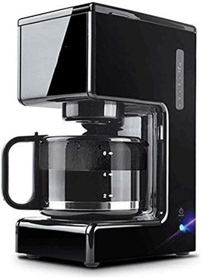 Coffee Machine Coffee Machine, Filter Coffee Machine,0.75L Capacity Coffee Maker Producing Up to 7 Cups,Timer Function,Boil-Dry Protection,680W,Reusable,Washable