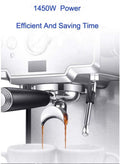 Coffee Machine Coffee Machine, Italian Semi-Automatic Coffee Maker, Cappuccino Milk Bubble Maker, Domestic Espresso Machine, Semi-Automatic Steam Frothing, Gifts Compatible with Co