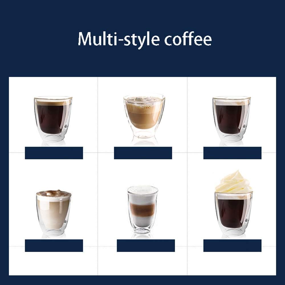 Coffee machine Coffee Machine, Semi-Automatic Coffee Machine,5 Bar Pressure Pump,Cappuccino,American Coffee,White Coffee,Stainless Steel