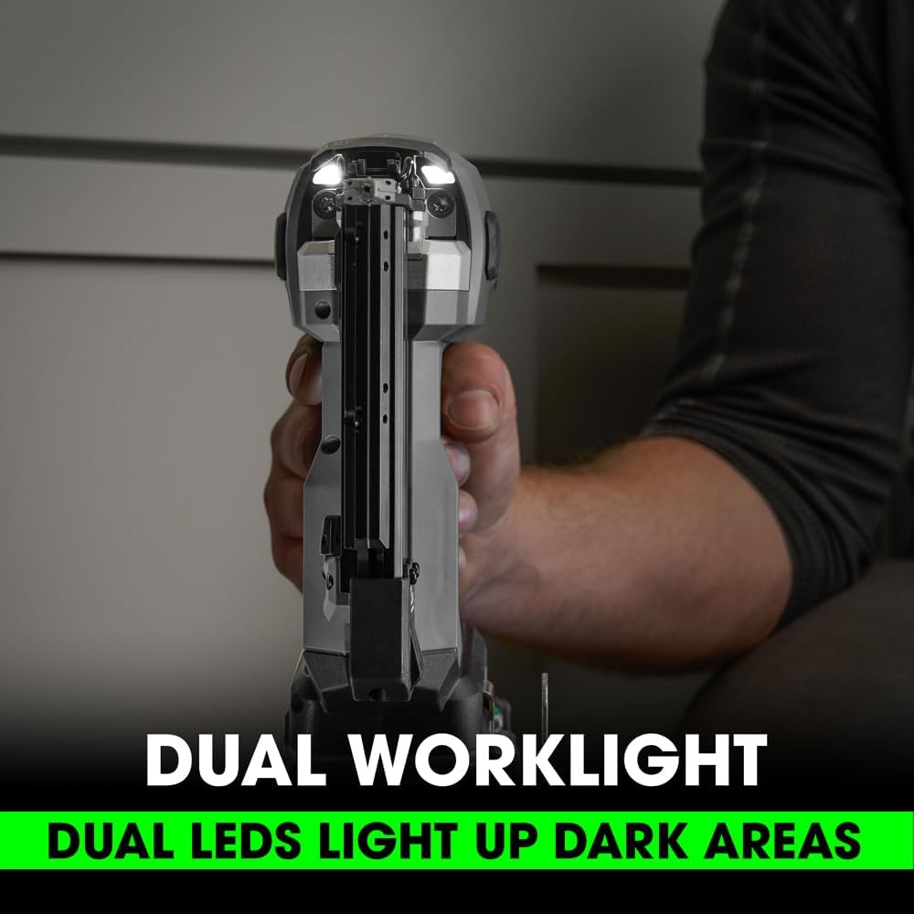 FLEX 24V Brushless Cordless 23-Gauge Pin Nailer Kit, Zero Ramp-up, Ideal for Delicate Trim and Molding, Lightweight w/ 2.5Ah Battery & 160W Fast Charger - FX4341-1A