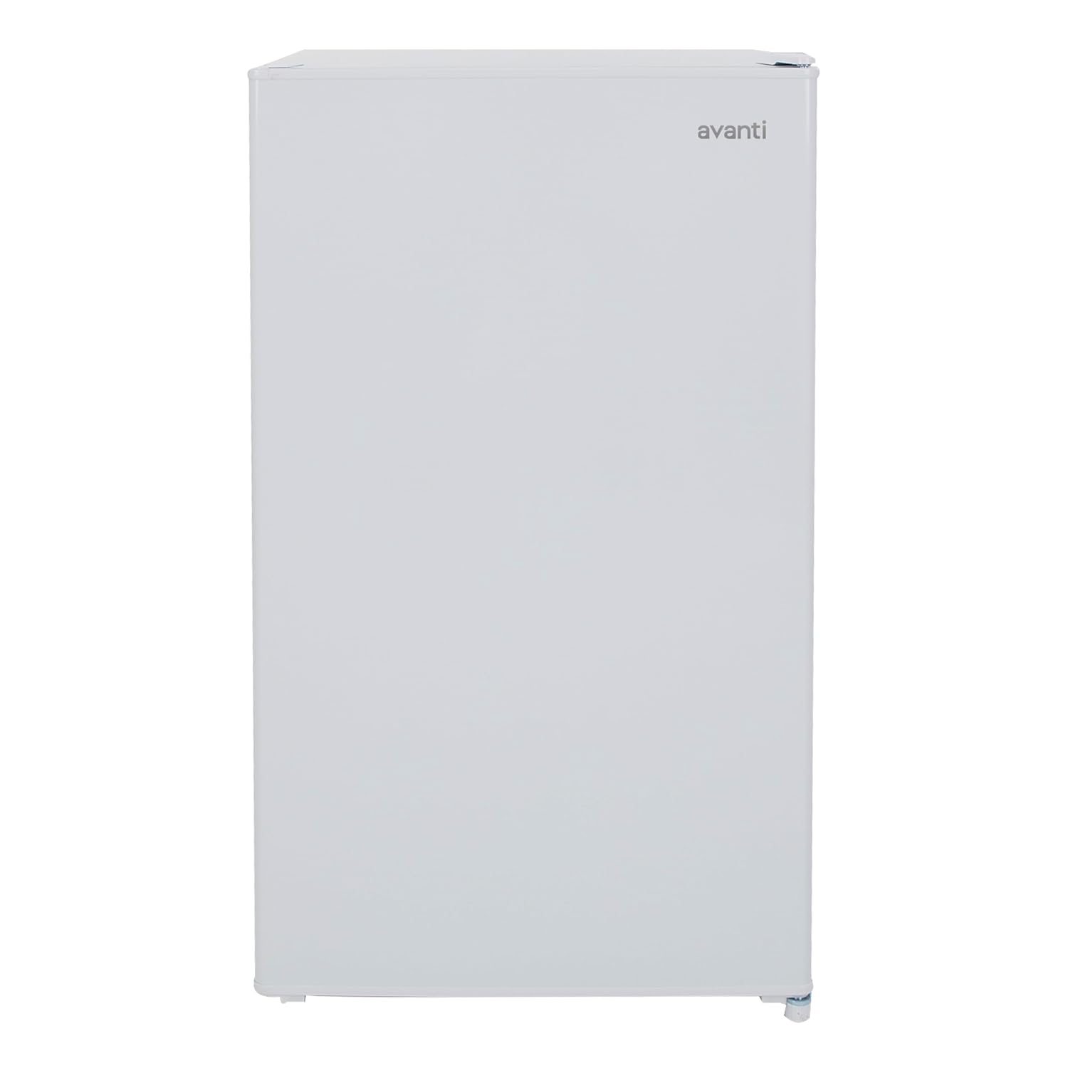 Avanti Mini Fridge Compact Refrigerator for Home Office or Dorm with Reversible Recessed Door, Adjustable Door Bins and Glass Shelves with Adjustable Temperature Control, 3.2-Cu.Ft., White