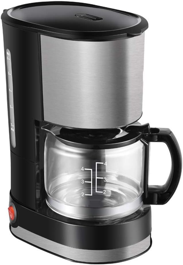 Coffee Machine Fully Automatic Drip Glass Coffee Maker, Stainless Steel, Household Insulation, American Coffee Machine