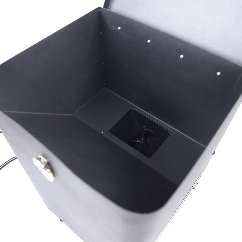 Vertical Pellet Hopper Pellet Storage Smoker Assembly Kit Electric Wood Pellet Grill Vertical Pellet Hopper With Digital Temperature Controller for Smoke Bake Roast