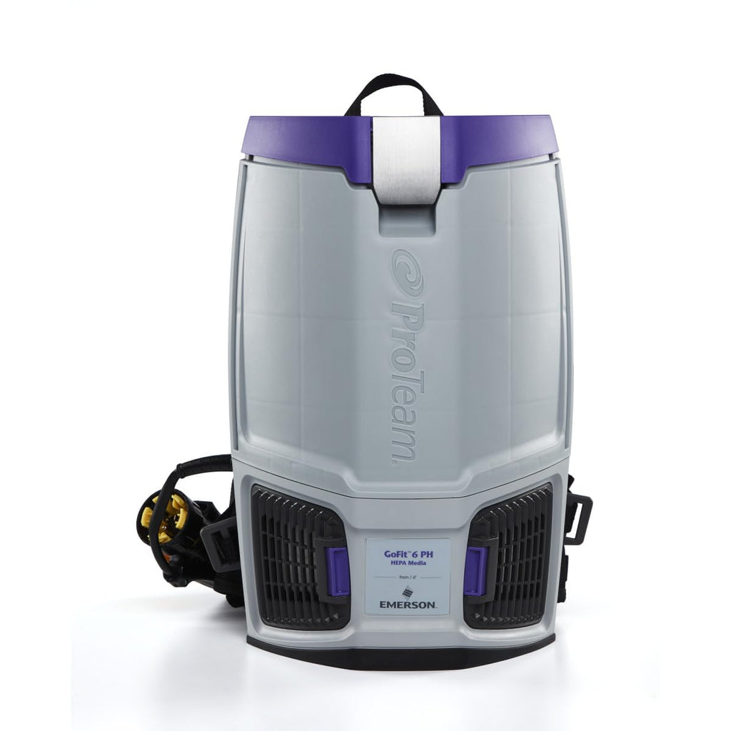 ProTeam GoFit 6 PH, 6 Quart Commercial Backpack Vacuum with Commercial Power Nozzle Kit, 107769 (ProVac Power Nozzle Kit Replacement)