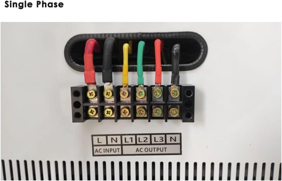 ATO 20HP Single Phase to Three Phase Converter, Single Phase 480V 60Hz to 3 Phase 480v 60Hz, 15kW Static Phase Converter with LCD/LED Display, Pure Sine Wave IPM SVPWM Industrial Power Converter
