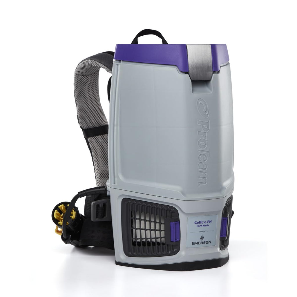 ProTeam GoFit 6 PH, 6 Quart Commercial Backpack Vacuum with Commercial Power Nozzle Kit, 107769 (ProVac Power Nozzle Kit Replacement)