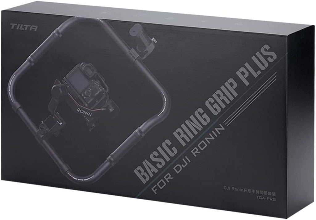 Tilta Basic Ring Grip Plus Compatible with DJI RS2, RS3 Pro, RS4, RS4 Pro, RS5 | Dual Handle Gimbal Support | Expandable Power Options | Aluminum Alloy