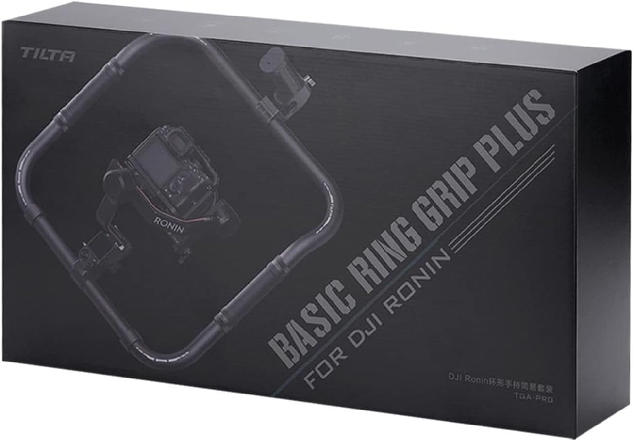 Tilta Basic Ring Grip Plus Compatible with DJI RS2, RS3 Pro, RS4, RS4 Pro, RS5 | Dual Handle Gimbal Support | Expandable Power Options | Aluminum Alloy