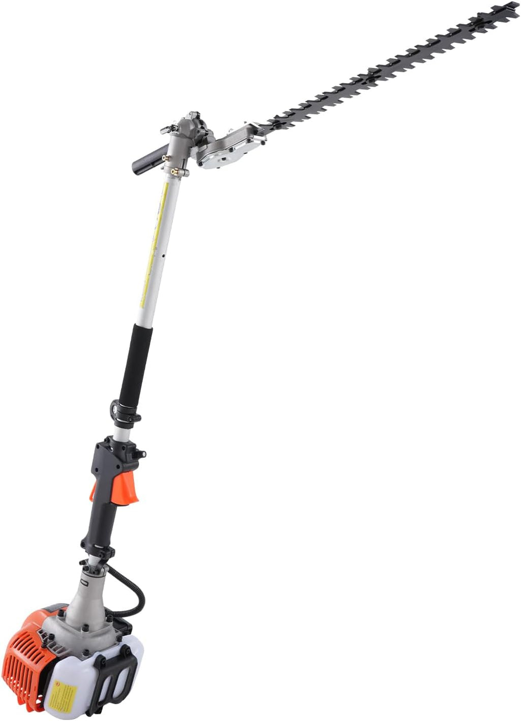 VEVOR 5-in-1 26cc 2 Cycle Gas Powered Dual Sided Hedge Trimmer, Weed Eater, String Trimmer, Edger, Pole Saw Chainsaw Pruner with EPA, CE and EMC Certification