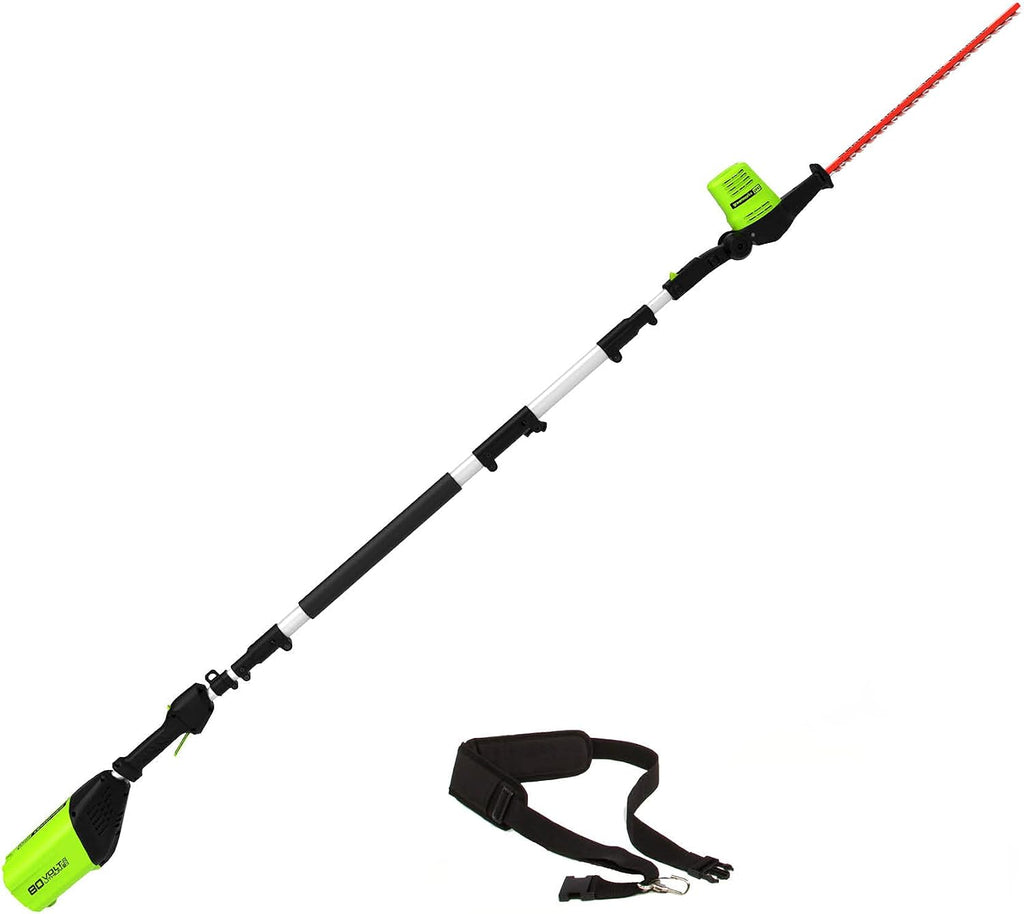 Greenworks Pro 80V 20' Cordless Pole Hedge Trimmer, Tool Only