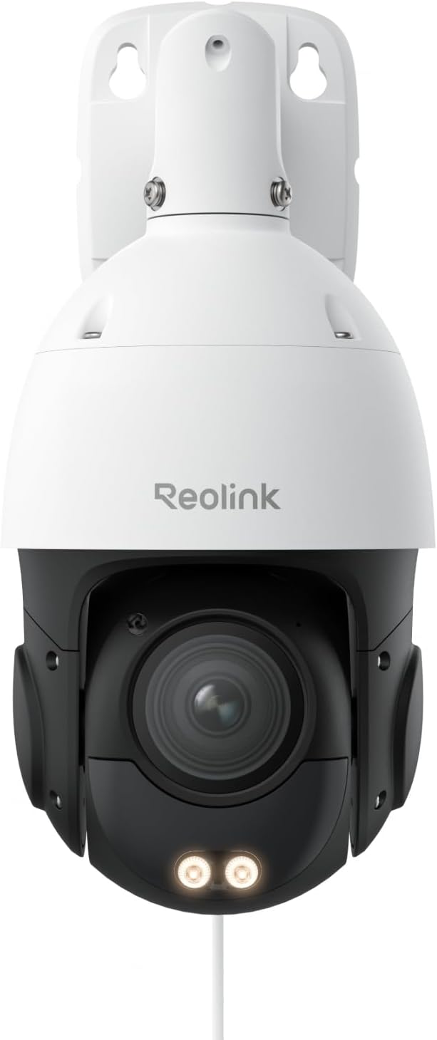 REOLINK RLC-823S2 Smart 4K/8MP UHD PTZ Security Camera with Cutting-Edge 16X Optical Zoom and 3D Zoom, Color Night Vision with Spotlights, Person/Vehicle/Animal Detection, 2 Way Talk, 24/7 Recording