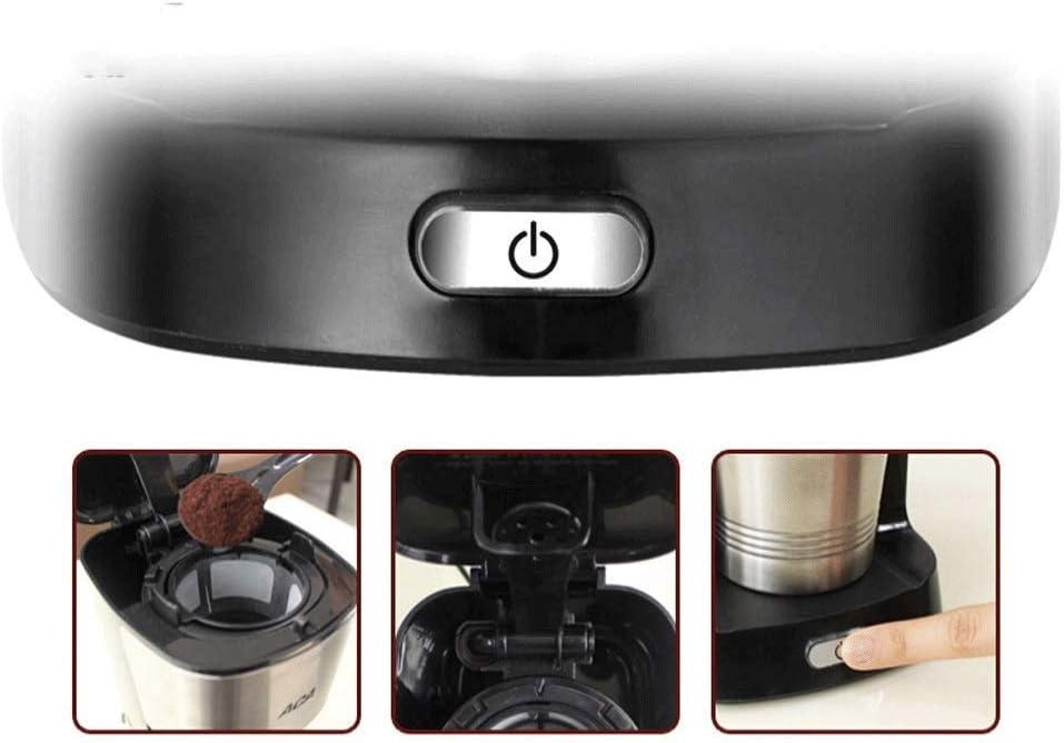 Portable Single Serve Coffee Maker, Machine for for Most Single Pods including Pods, With Reusable K Cup Filter