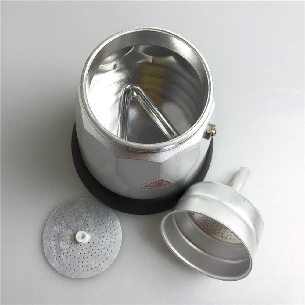 Coffee Machine Coffee Moka Pot 6Cups/300Ml Electric Coffee Maker Aluminum Material Coffee Pots Mocha Coffe Machine Coffee Filter Maker