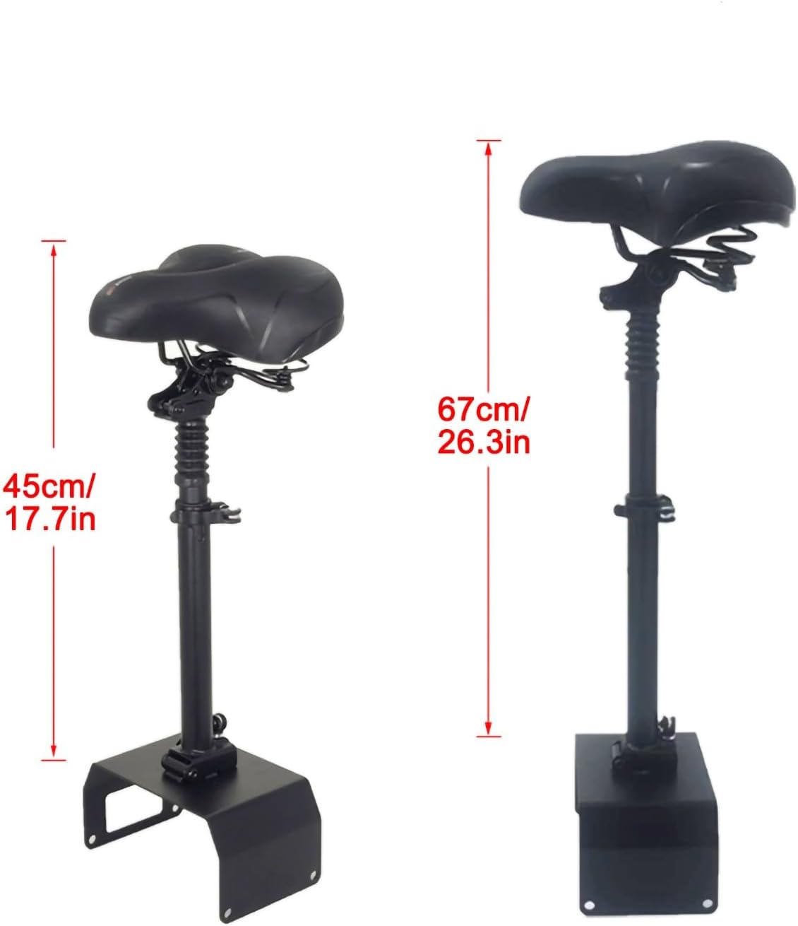 Electric Scooter Seat Only for NIU Adult Scooter KQi2, KQi3, KQi3 PRO, Foldable eScooter Saddle, Shockproof, Comfy, Adjustable Height