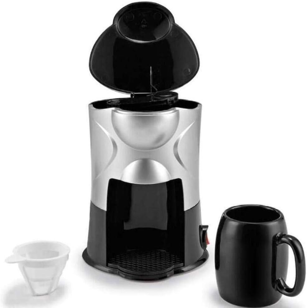Coffee Machine Coffee Machines Portable Home Small Coffee Machine Ceramic Cup Automatic Tea Machine Single Cup Drip Coffee Pot 300W Brewed Coffee 2 Minutes