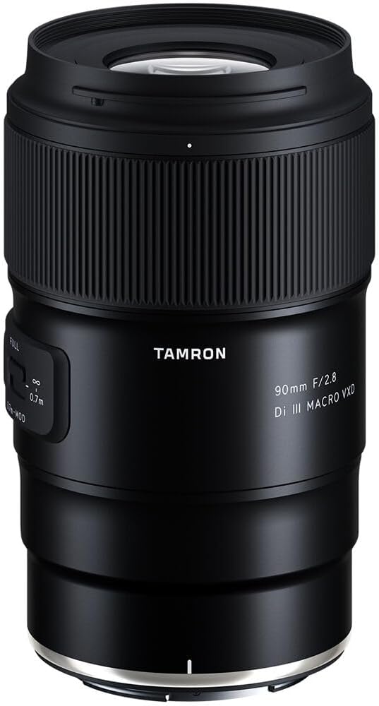 Tamron 90mm f/2.8 Di III VXD Macro Lens | Nikon Z Bundle with Ring Light + Filter Set + Closeup Filter Set + Photo Studio + Cleaning Kit + Tripod + Cleaning Cloth (8 Items)